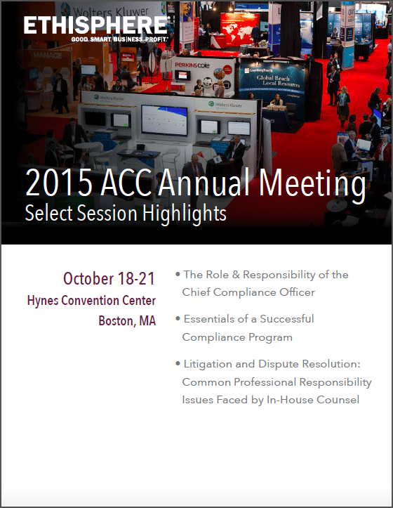 ACC Annual Meeting Session Highlights Ethisphere Magazine